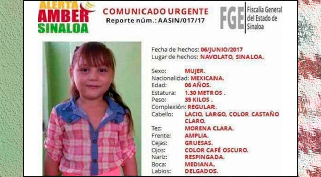 Entregan los restos de Dayana, la niña robada en Navolato