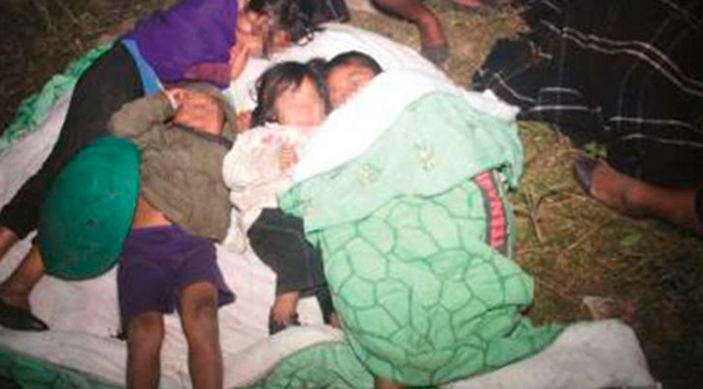 Mueren de hambre y frío 4 niños desplazados en Chiapas
