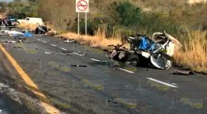 Seis muertos deja terrible choque en la carretera Zaragoza-González Muerto Terrible Choque Carretera Zaragoza Gonzáles