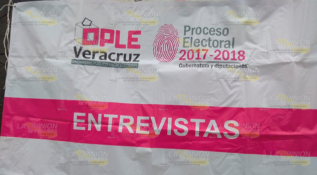 OPLE efectúa entrevistas para integrar consejo en Tuxpan