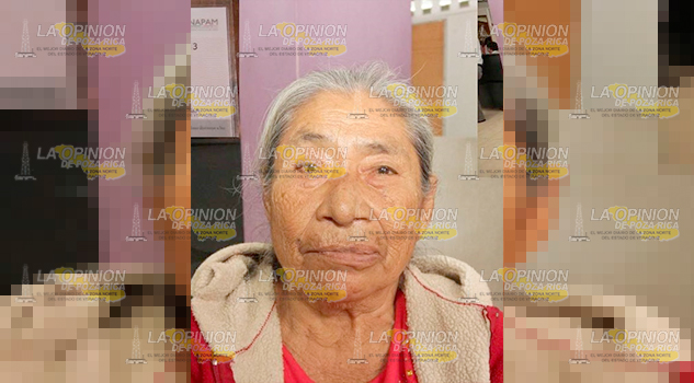 Anciana busca a su familia