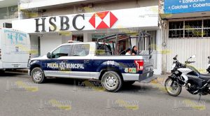 ¡Asaltan HSBC!