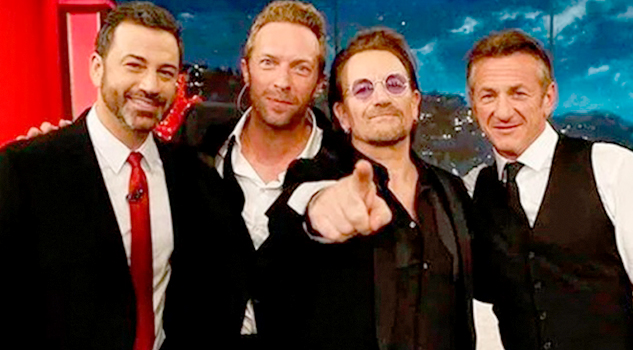 Bono, Chris Martin y Sean Penn rinden homenaje a Frank Sinatra