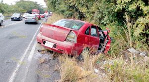 Cuatro lesionados deja Fuerte choque en la 180