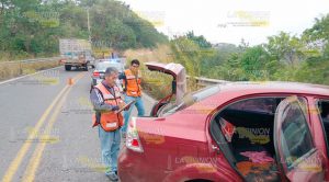 Mujeres heridas en choque