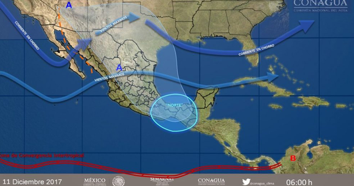 Prevén heladas en el norte, centro y oriente del país