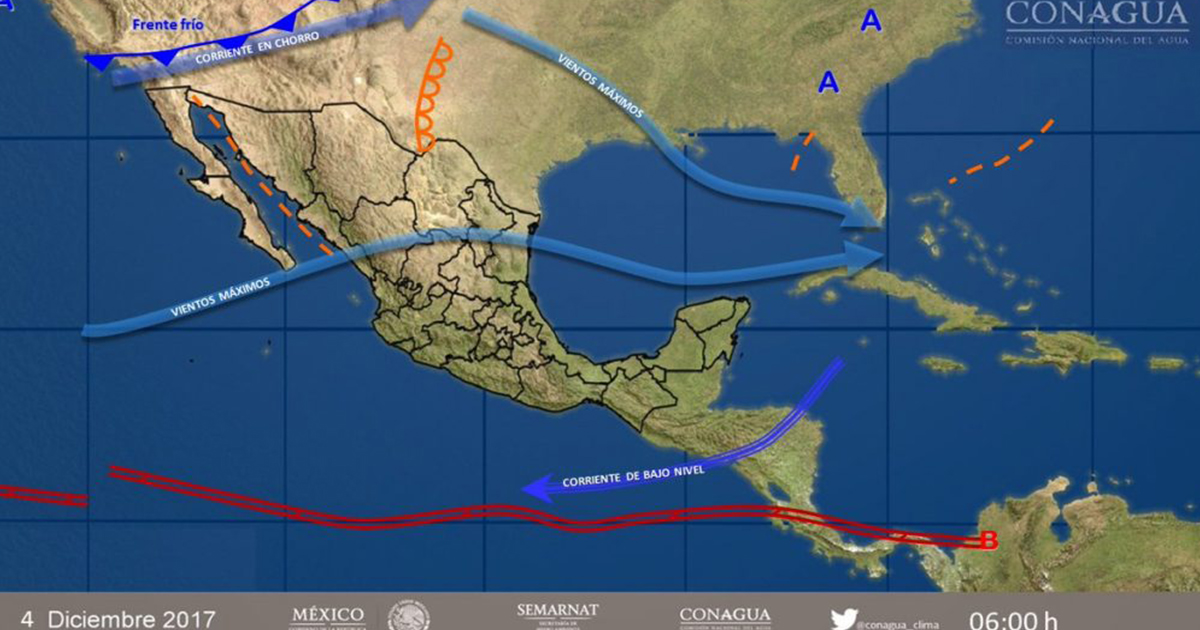 Nuevo frente frío azotará el norte del país