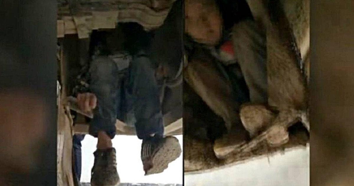 Dos niños chinos viajan ocultos en un autobús para ver a sus padres