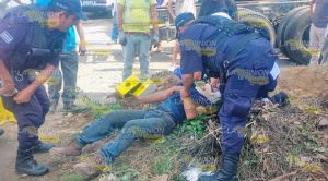 ¡Le explotó una llanta!