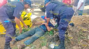 ¡Le explotó una llanta!