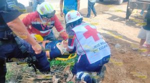 ¡Le explotó una llanta!