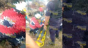 ¡Le explotó una llanta!