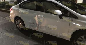 #Video Irresponsable conductor; choca y se da a la fuga