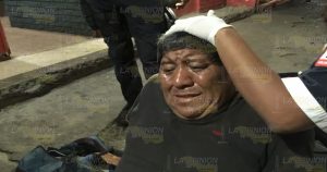 Borracho se abre la cabeza