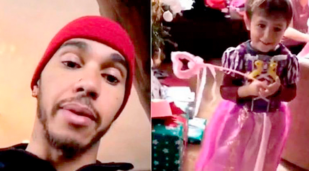 Hamilton se disculpa por burlarse de su sobrino que se vistió de princesa