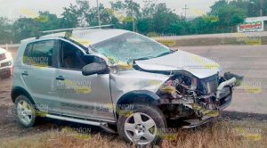 Triple accidente en la autopista