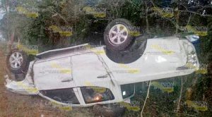 Triple accidente en la autopista
