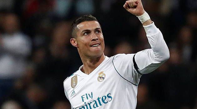 Cristiano Ronaldo por su quinto galardón como mejor jugador del año