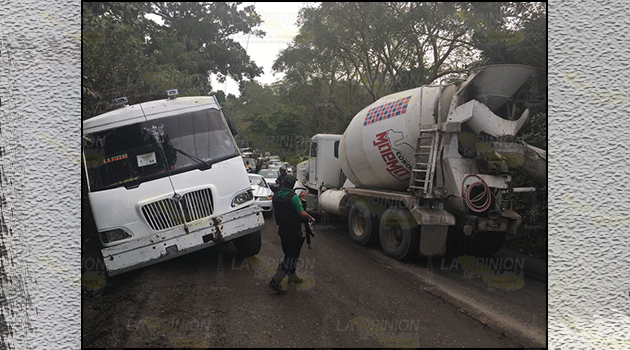 Actualizada: aparatoso choque en el Palmar Kilómetro 40