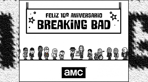 'Breaking Bad' festeja 10 años en video de un minuto