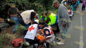 Brutal choque en la carretera Álamo-Alazán Brutal Choque Carretera Álamo Alazán