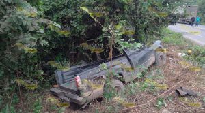 Brutal choque en la carretera Álamo-Alazán Brutal Choque Carretera Álamo Alazán
