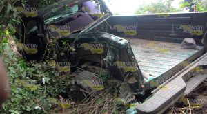 Brutal choque en la carretera Álamo-Alazán Brutal Choque Carretera Álamo Alazán