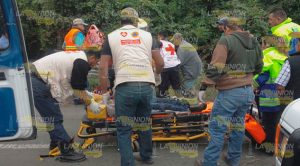 Brutal choque en la carretera Álamo-Alazán Brutal Choque Carretera Álamo Alazán