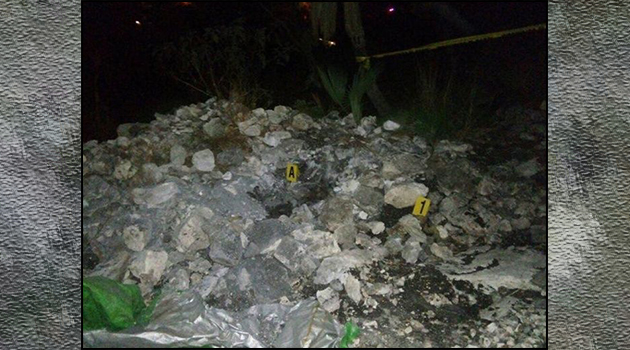 Fuertes olores fétidos, dejaron al descubierto fosa clandestina