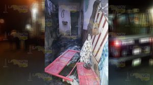 Se incendia vivienda por un cohete Incendia Vivienda Cohete