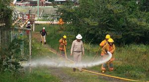 Incendio en pastizal cerca de instalaciones de Pemex Incendio Pastizal Instalaciones Pemex