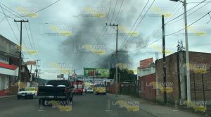 Incendio en los terrenos la central de abastos Incendio Terrenos Central Abastos