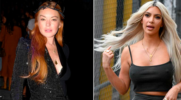 Lindsay Lohan y Kim Kardashian se enfrentan en Instagram Lindsay Lohan Kim Kardashian Enfrentan Instagram