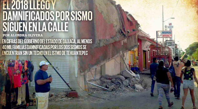 El 2018 llegó y damnificados del sismo siguen en la calle