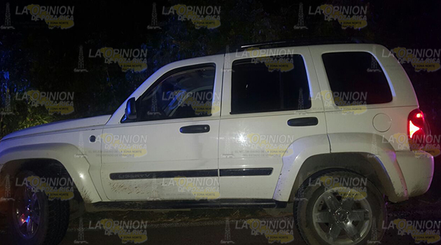 Hallan camioneta interceptada el domingo