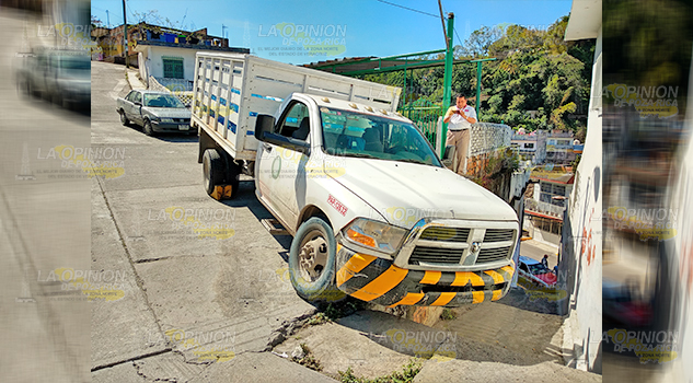 Circuló sin control en una pendiente