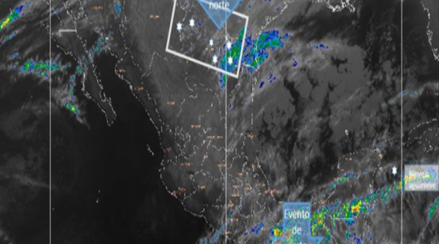 Prevén temperaturas menores a -5 grados en 8 estados