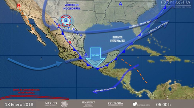 Prevén temperaturas bajo cero en al menos 20 estados