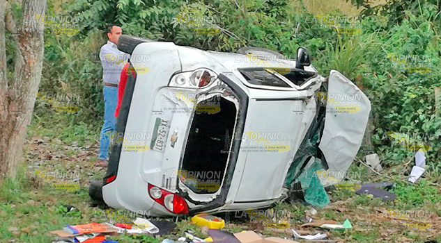 ¡Doble accidente en la autopista!