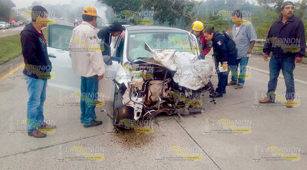 ¡Dramático accidente!