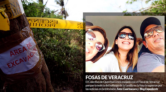 Una familia de Querétaro se va a Veracruz en busca del mar; halla la muerte, y termina en una fosa