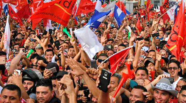 Multitudinaria marcha en Honduras contra reelección del presidente