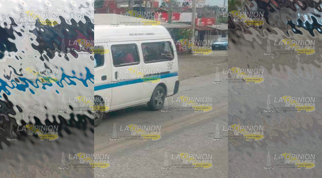 ¡Roban combi pasajera!