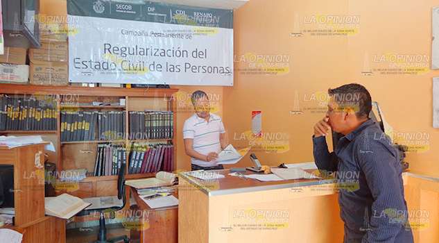 Cuentan con servicio de actas certificadas
