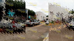 Balean a ciclista en la ribera