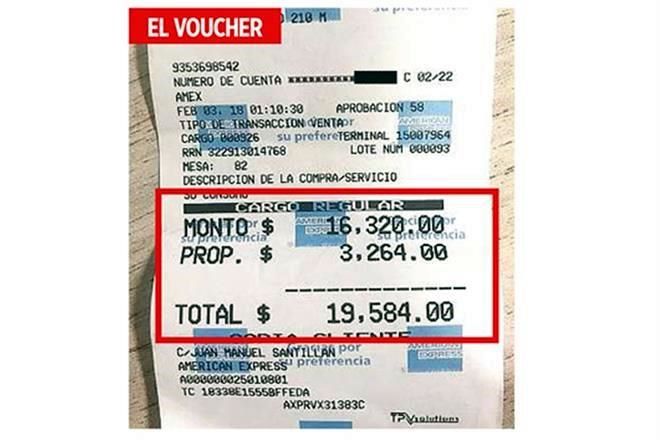 Fake news: Propina es de $3 mil, no $50 mil