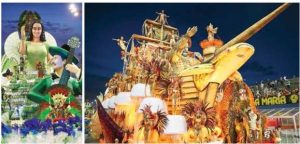 Carnaval Sao Paulo honra a los mexicanos