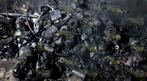 Fuego consume taller en "La Hazaña" Fuego Consume Taller