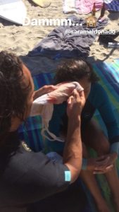 Sara Maldonado sufrió un accidente practicando su hobby favorito