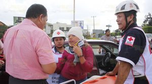 Cuatro mujeres lesionadas en choque